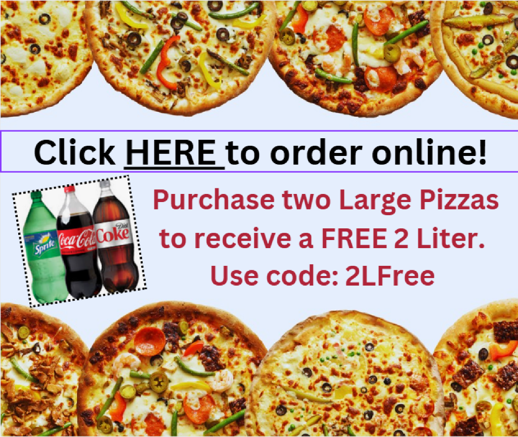 Linwood Pizza MN order_online_free_two_liter